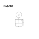 Emily 100 Beyaz Takım