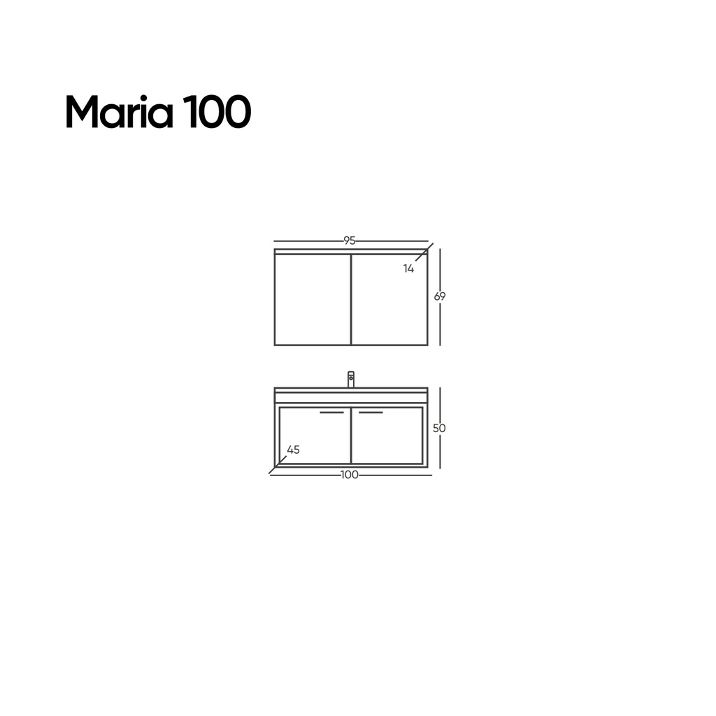 Maria 100 Beyaz Takım