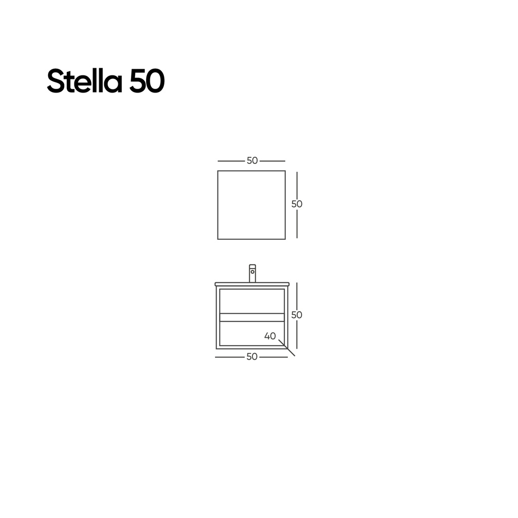 Stella 50 Kaya Gri Takım
