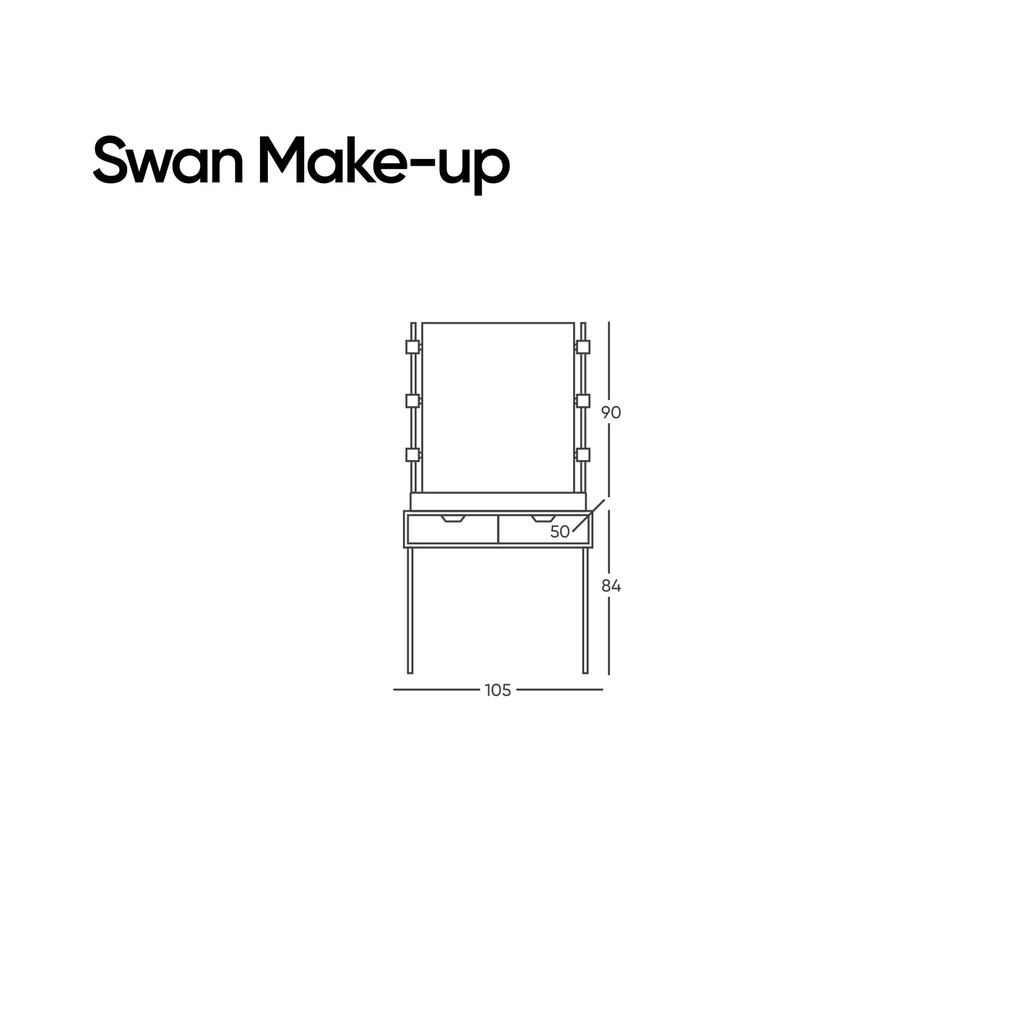 Swan 105 Siyah Make-Up Takım (V2)