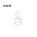 Emily 85 Lacivert Takım