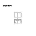 Maria 80 Antrasit Takım