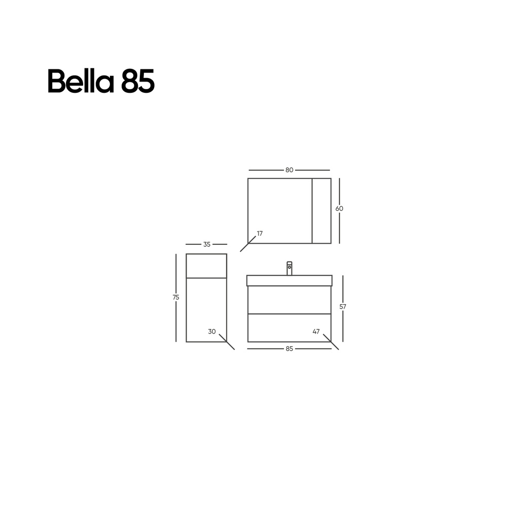 Bella 85 Kadife Gri Takım