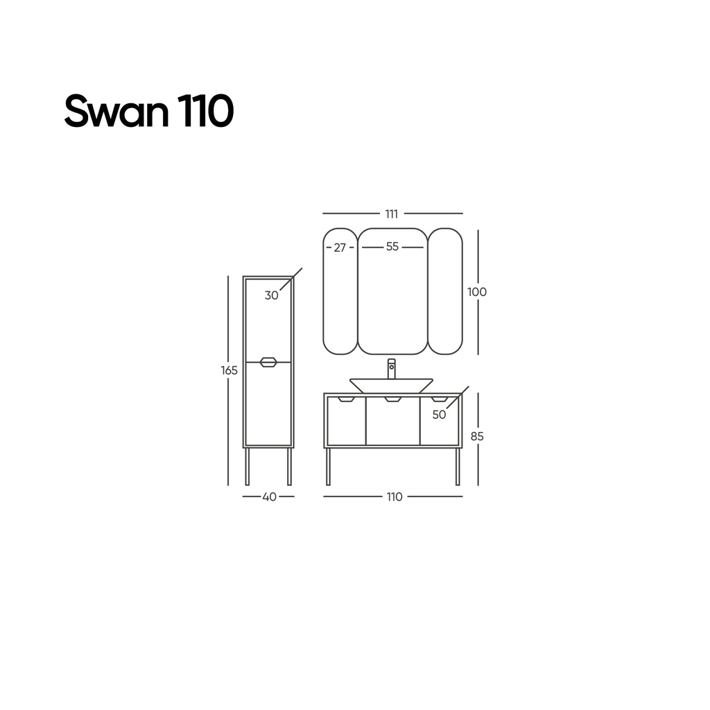 Swan 110 Beyaz Takım (V2)