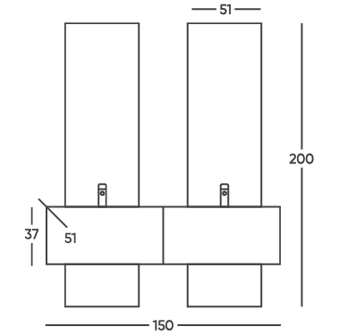 Heletra 150 Space Black Takım (V2)