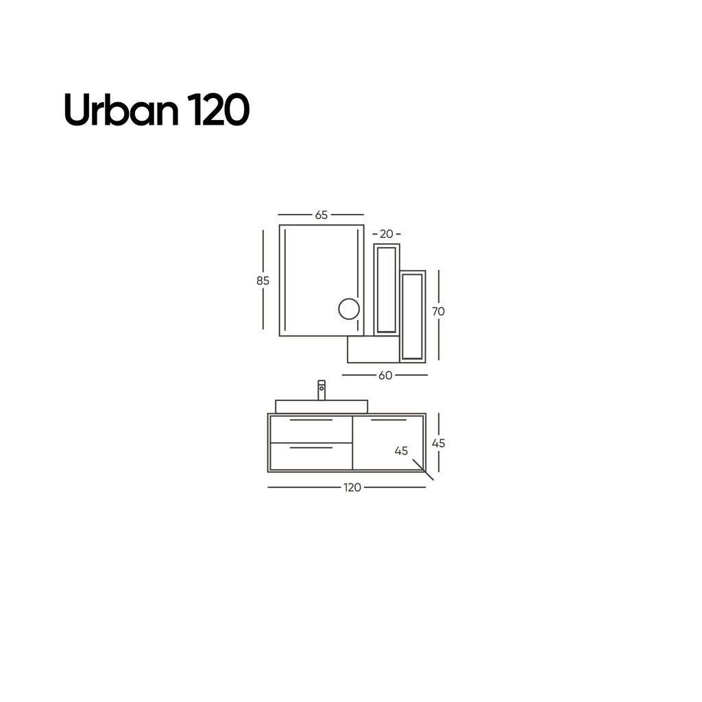 Urban 120 Beyaz Takım
