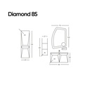 Diamond 85 Antrasit Takım