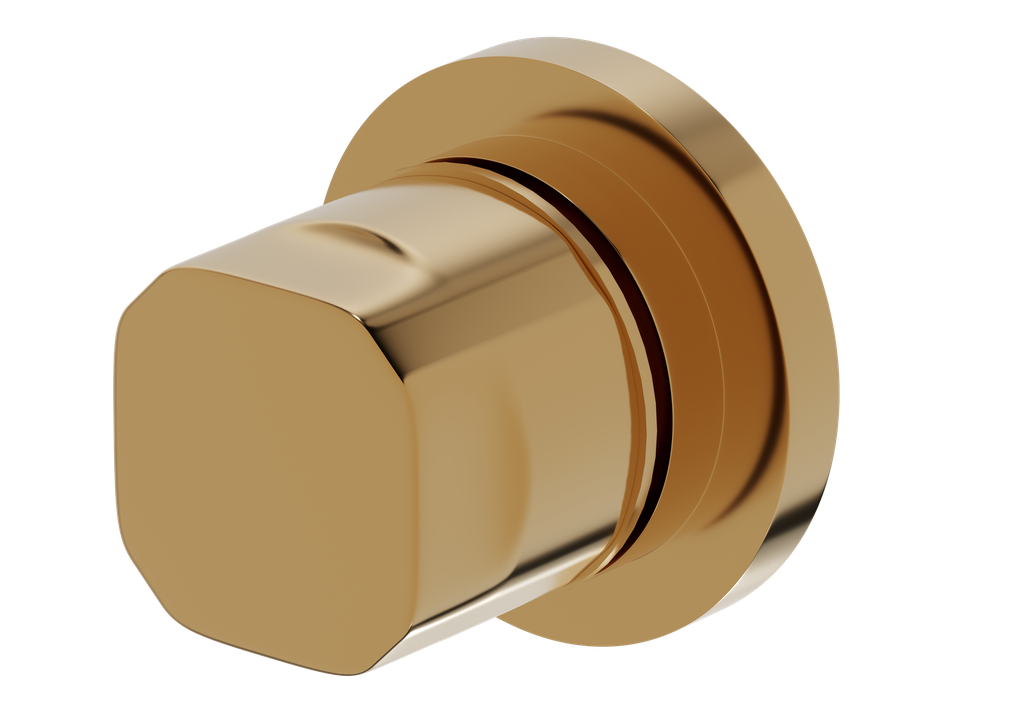 Cubic Ankastre Valf Metal Volan 20Mm Altın 20520-A