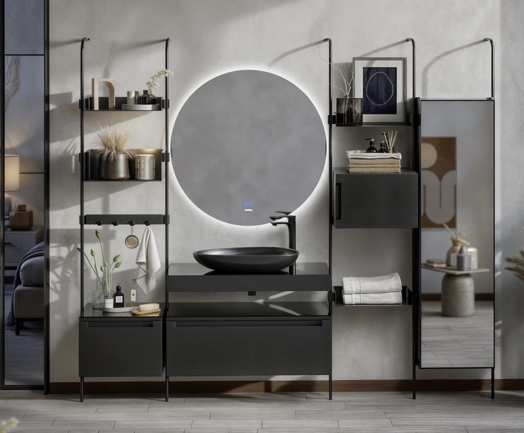 Set-10 180 Mat Siyah Takım