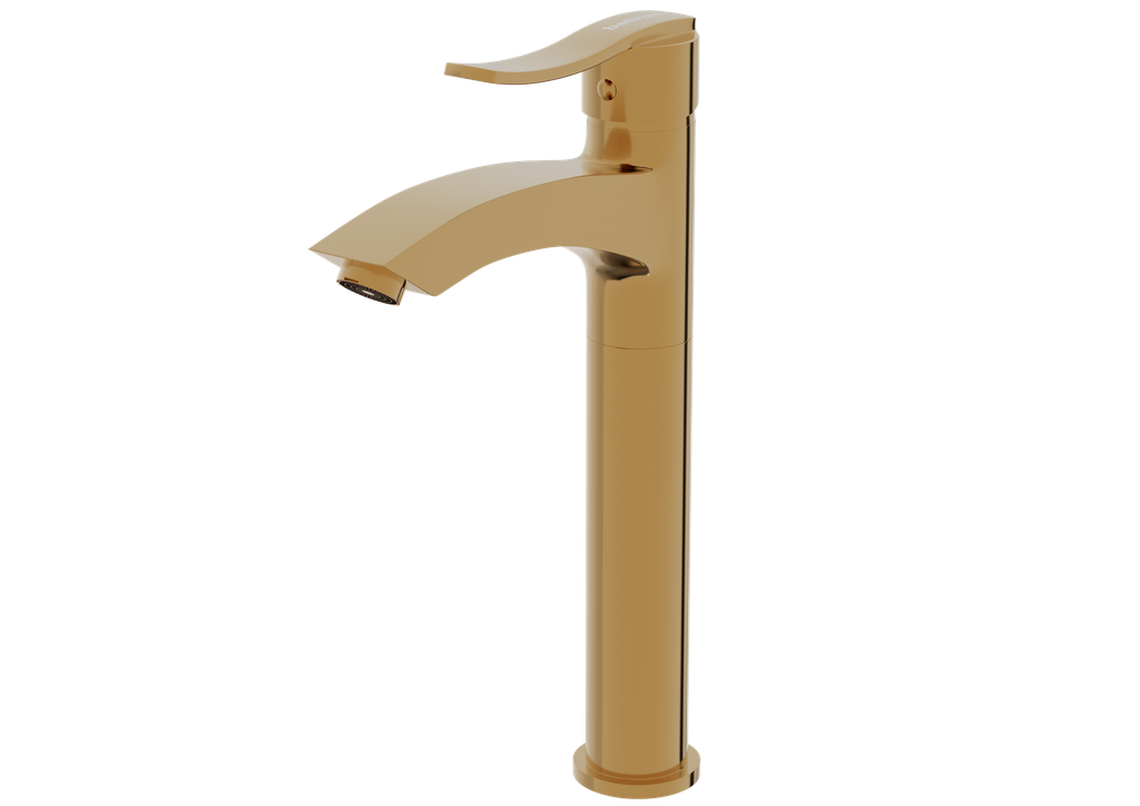 [10TAR.CAR.YVL.10410-A] Carin Yüksek Lavabo Bataryası Altın 10410-A