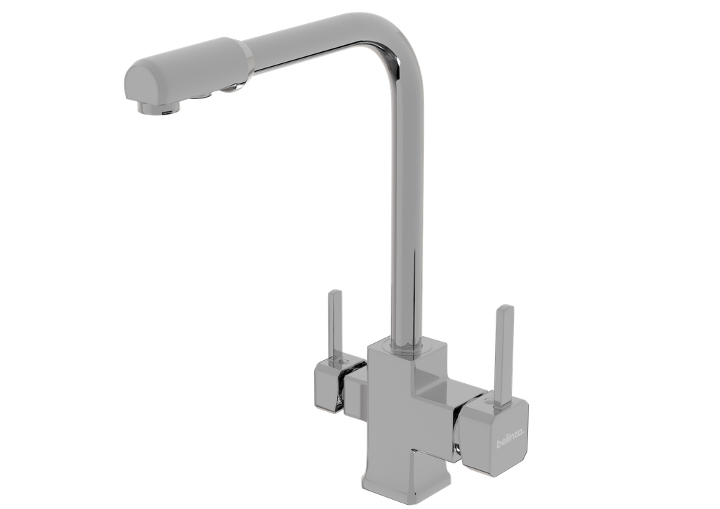 [10TAR.CUB.ART.10190] Cubic Arıtmalı Eviye Bataryası Krom 10190