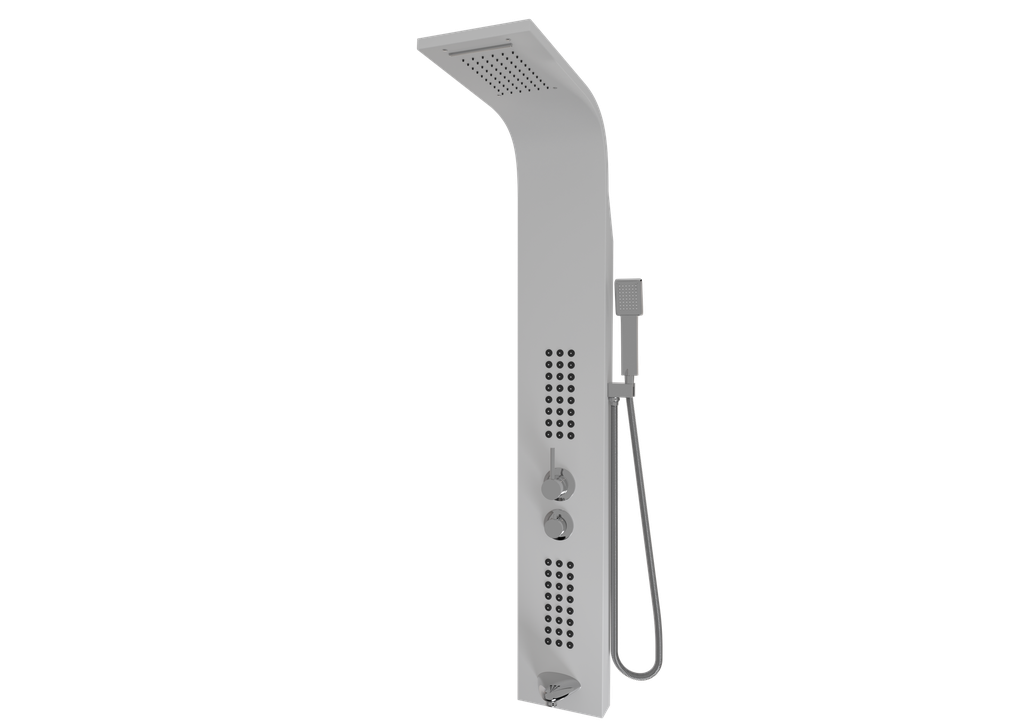 [10TDS.CUC.PND.44100-B] Cubic Panel Duş Beyaz 44100-B