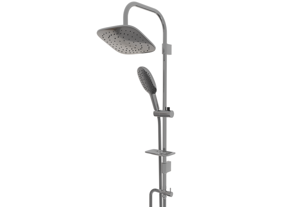 [10TDS.NAR.TAL.40070] Narissa Tall Duş Seti Krom 40070